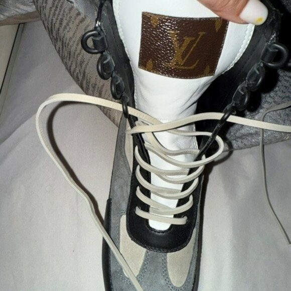 Brand New 100% Auth Louis Vuitton Laureate Platform Desert Boot Gray - Picture 4 of 4